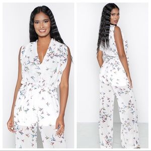 Gorgeous white jumpsuit size small